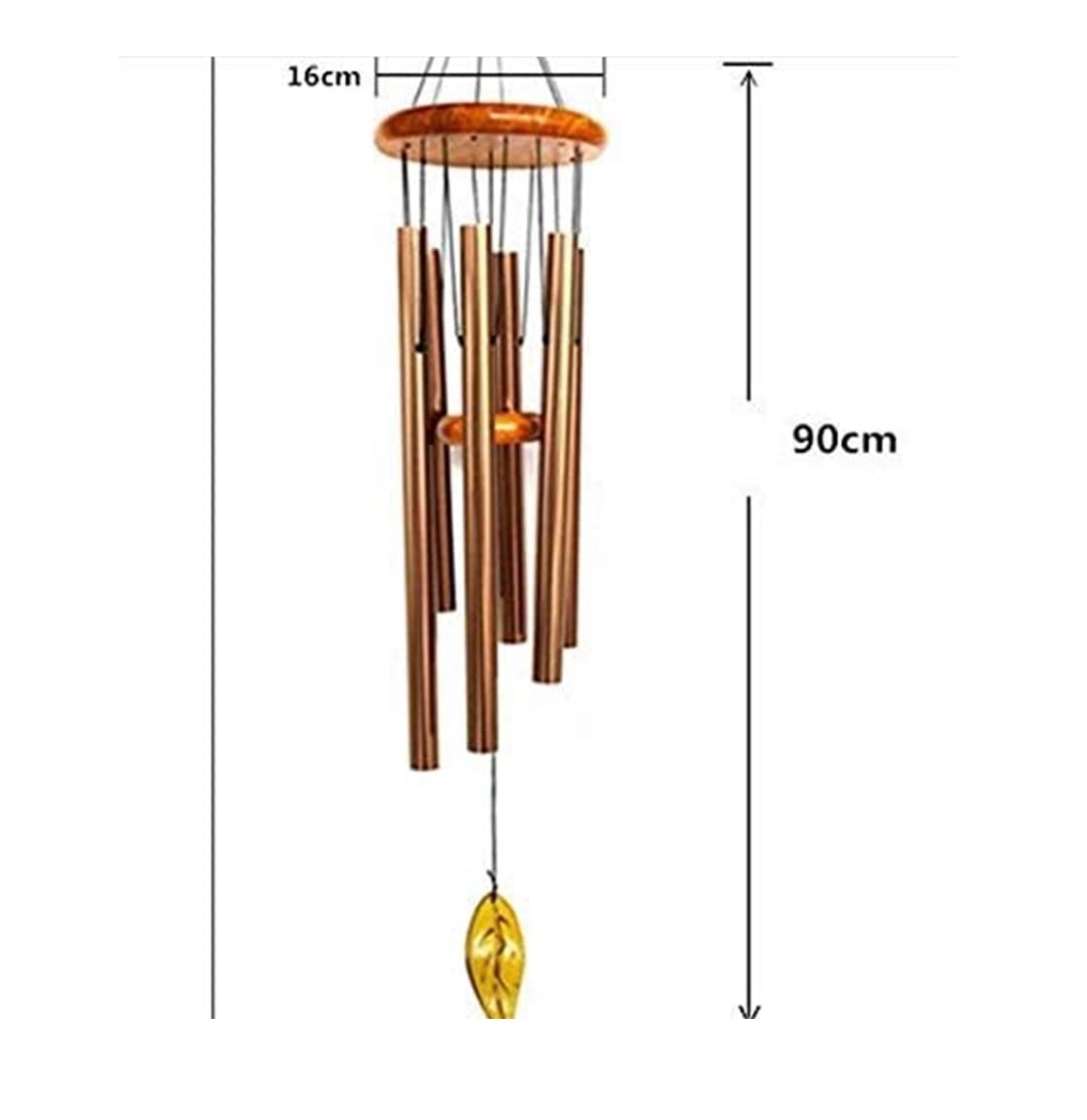 Windspiele, Windspiele Im Freien, Goldene Windspiele Für Draußen, Tiefer Ton, Windspiele Für Draußen Hängendes Wind Chimes