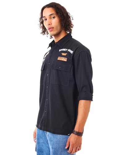 Image of Bewakoof Men's Graphic Oversized Fit Shirt