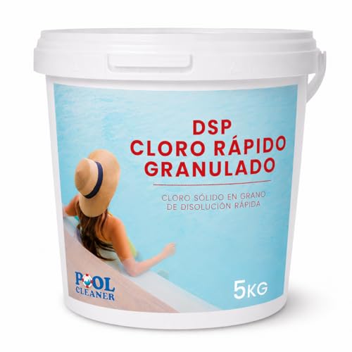 Cloro Choque Granulado Acción Rápida 5kg Recupera El Agua Verde Y Turbia En Horas Disolución Rápida Para Piscinas