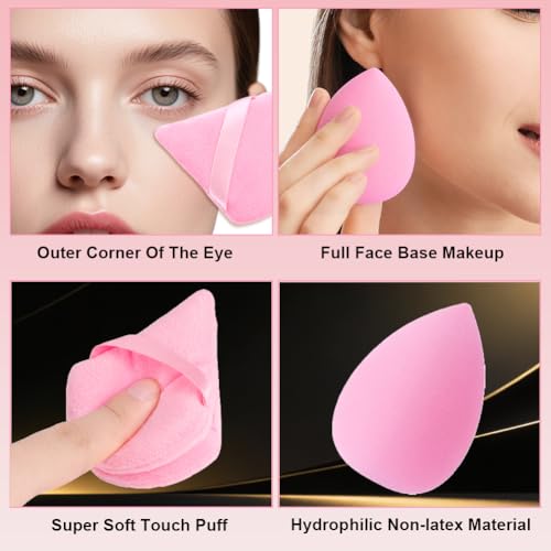 Vicloon Pinselset Makeup, 40 Stück Professionelle Pinsel Set, Premium Makeup Pinsel Set, Foundation Puder Lidschatten Concealer Pinsel für Gesicht und Auge Mit Schönheitsblender, Puderquaste