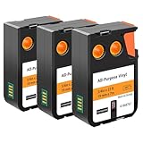 dymo xtl 300 software El paquete incluye: 3-Paquete de repuesto para etiquetas DYMO XTL 1868767 All-Purpose Vinyl Etiquetas Negro sobre Naranja 3/4