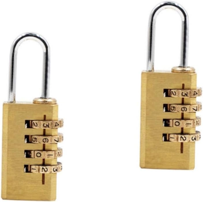 DOITOOL 2pcs Combination Password Lock Padlock for Luggage Suitcase and Cabinet Security for Travel and Outdoor Use