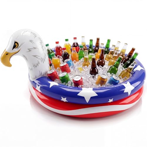 Relaxgiant Inflatable Eagle Ice Cooler, 47