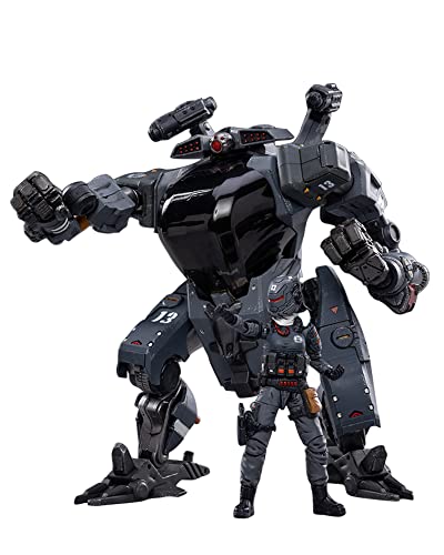 Rayge3Lov 1/18 Action Figures North Mecha Armor Anime Figure,Comes With A Mech Pilot, Mechina Jaegers,Collection Modern Military Model Dark Source & Battle For The Stars-Urban Warfare Mechine Toys #TOP9