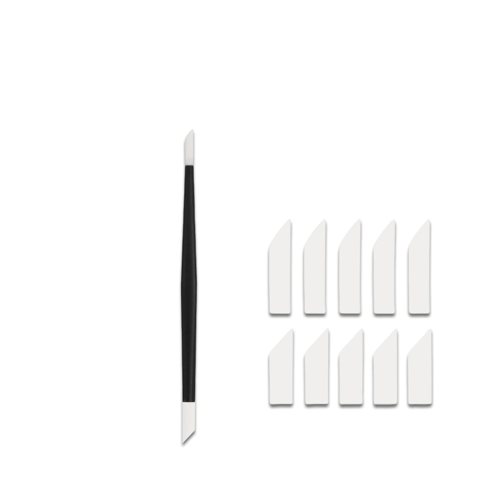 Zhouyqx As Shown Panel Line Eraser Tips Metal Stick For Model Kits With 3Mm And 5Mm Replaceable Tips Wipping