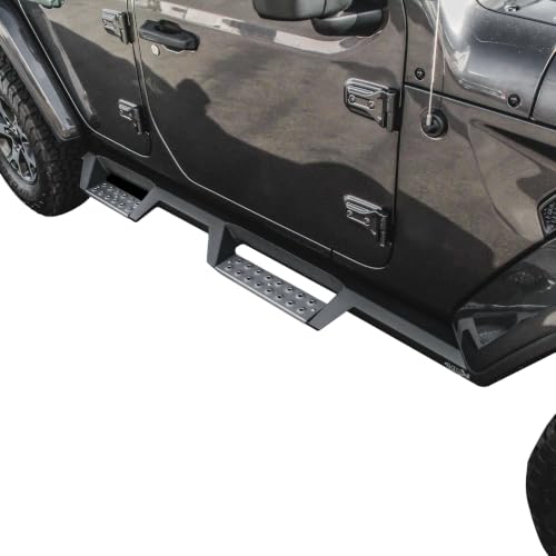 Westin 56-140652 HDX Drop Nerf Bars Textured Black, 2018-2026 Wrangler JL Unlimited 4 Door