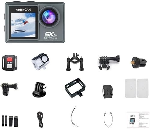 M40TR With Touch Screen + Remote Control 5K Action Camera Anti-Shake Outdoor HD Shooting Cycling Recorder Under Dive Camera