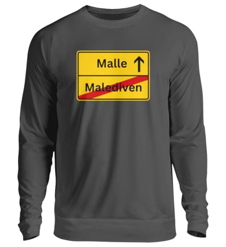 Pull EVJF Maldives gris tempête L confortable pour enterrement de vie de jeune fille