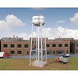 Walthers Cornerstone HO Scale Municipal Water Tower - Kit - 3-5/16 x 3-5/16 x 11-1/8 inch 8.4 x 8.4 x 28.2cm (9333550)