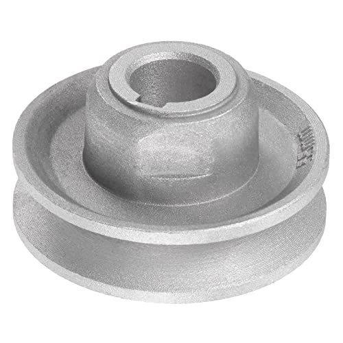 sourcing map Industrial Coser Máquina Embrague Motor Polea 15mm Interior 55mm Exterior Diámetro Aluminio Eléctrico Transferencia Rueda Polea