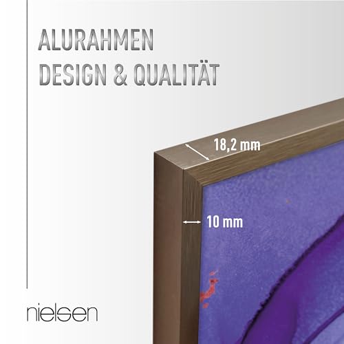 nielsen Aluminium Bilderrahmen C2, 15 x 20 cm, Braun – Ansicht 3