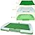 GLY Dog Toilet Mat Indoor Training Grass Potty Pad Tray Large Puppy Indoor Dog Toilet Mat Potty Tray Training Grass Restroom with Tray and Loo Pad 47 x 34 x 6 CM, Green