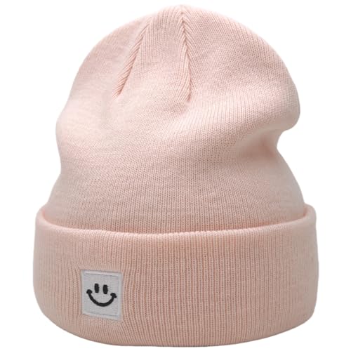 Image of 55cube Unisex Winter Beanie Hats Warm Thick Knit Cuffed Skullcaps