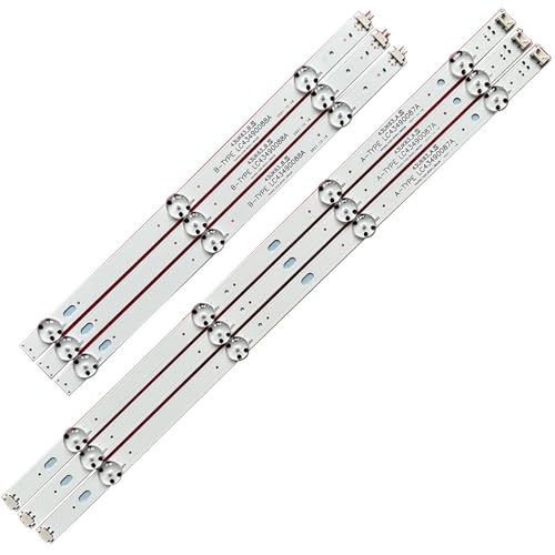 Barras LED 43UJ6300 de alta luminosidad y kit de retroiluminación reparparación pantalla 43 pulgadas