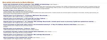 Paperback Integrated Optical Circuit Engineering V (Proceedings of Spie) Book