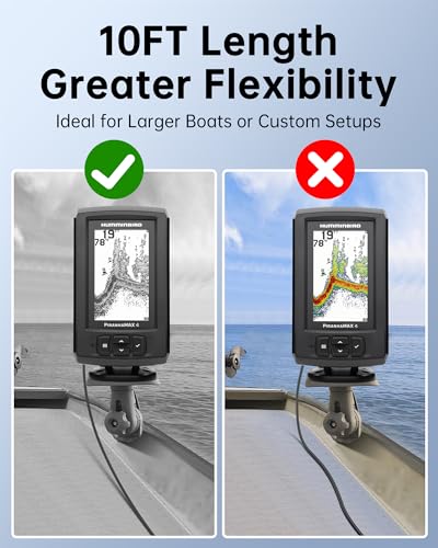 Câble d'extension pour transducteur Humminbird avec blindage anti-interférence