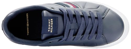 Baskets Tommy Hilfiger ICON COURT SNEAKERS STRIPES pour Femme - vue 4