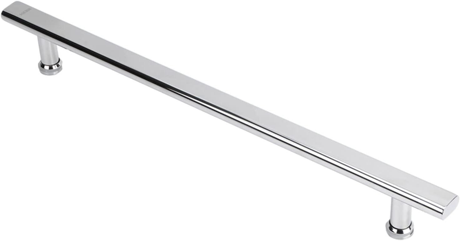 Shower Door Handles Replacement | Bathroom Door Knobs for Interior Doors | Glass Door Shower Screen Door Pull Push Button Grip (Size : 60cm/50cm)