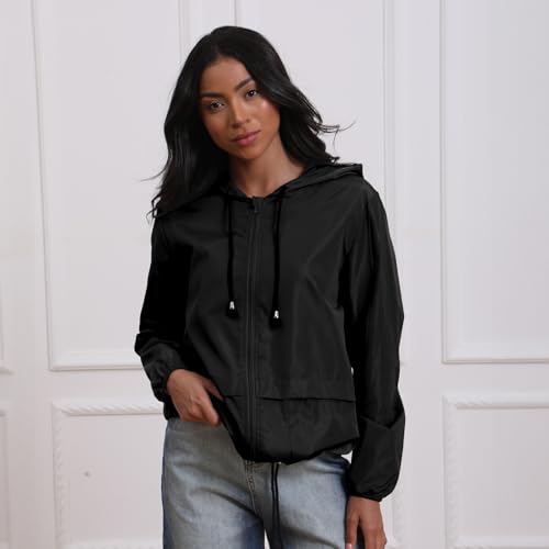 Womens Rain Jacket Lightweight Raincoat Waterproof Outdoor Windbreaker Rain Jackets4
