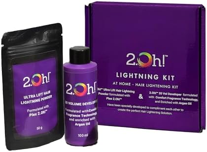 2.Oh! Italian Lightning Kit | DIY Hair Bleach Kit for Hair Color with Plex, Argan Oil & Comfort Fragrance Technology that helps Prevents Hair Damage