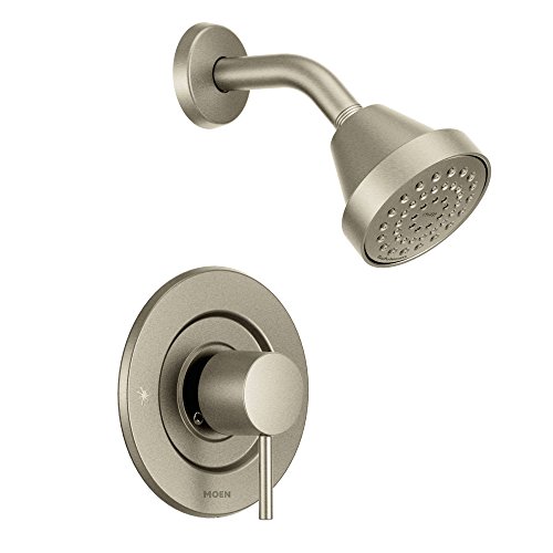 Moen T2192EPBN Posi-Temp Pressure Balancing Eco-Performance Shower Trim Kit, Valve Required, Brushed Nickel