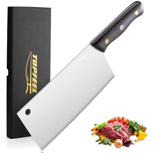 Topfeel 7.5Inch Razor Sharp Meat Cleaver