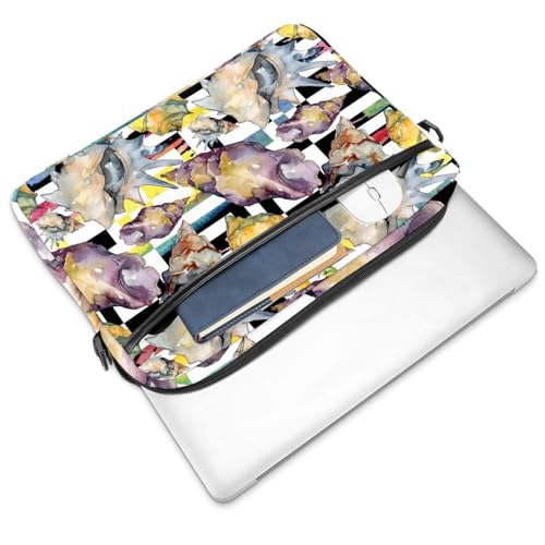 Maletín para ordenador portátil 13.3 pulgadas bolso bandolera multicolor de 28x36.8x3 cm 2