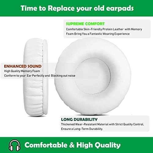 Almohadillas de recambio profesionales compatibles con Pioneer HDJ2000 HDJ1500 HDJ1000 Auriculares, con cuero proteico más suave/espuma viscoelástica miniatura 5