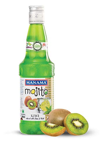 Image of Manama Kiwi Mojito Flavoured Syrup for Mocktails & Cocktails, 500ML