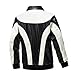 Men's Outdoor Windproof Rain Leisure Sports PU Leather All-In-One Leather Jacket WHITE S