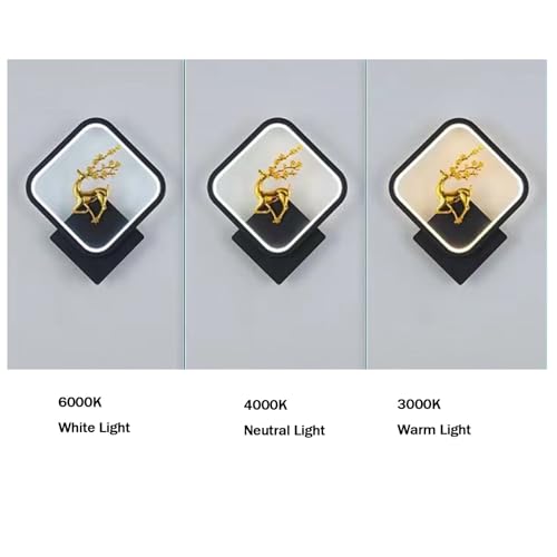 Apliques de pared LED interior modernos con mando regular negro 3