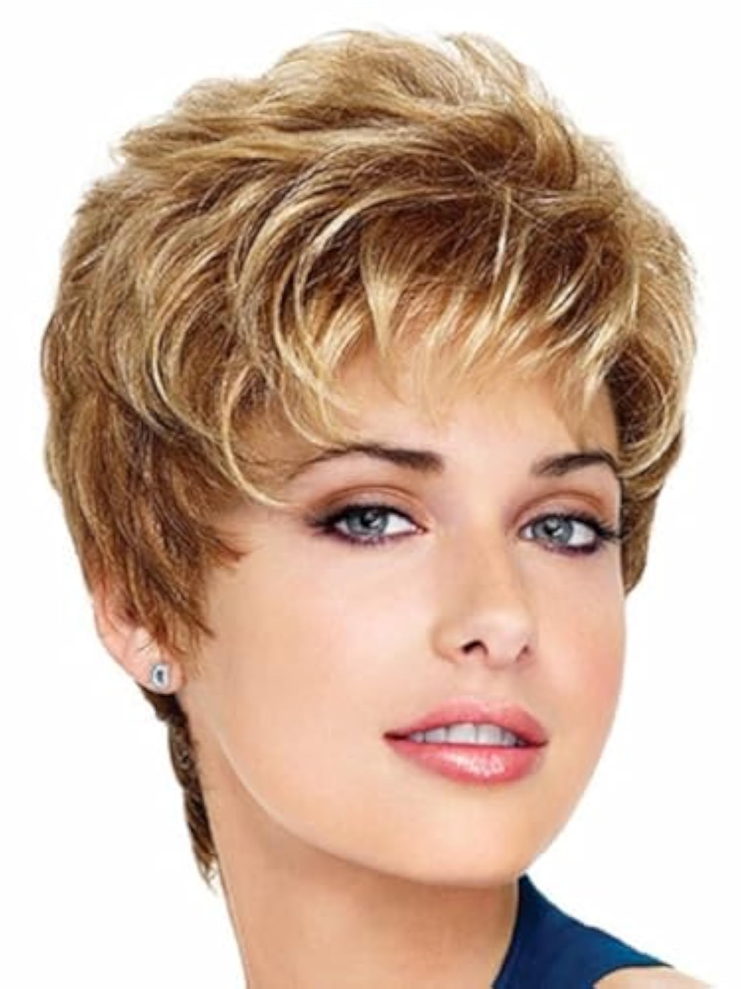 Aspire Average Cap Wig, Short Boy Cut Synthetic Hair