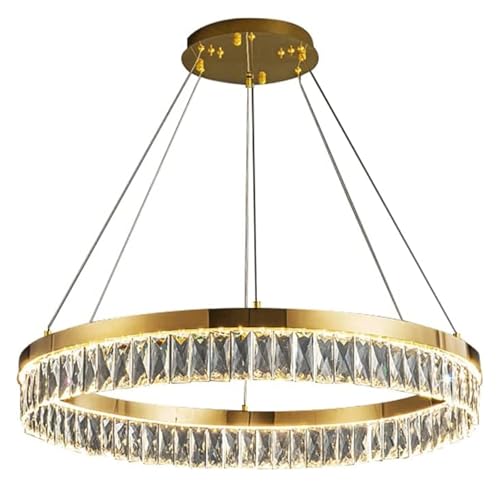 Lustres en cristal LED et lampe suspendue de décoration pour bar et séjour