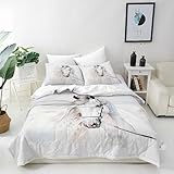 À propos de la housse de couette imprimée ANHOPE: la technologie d'impression avancée confère au tissu une grande solidité des couleurs. Il n'est pas facile de se décolorer lors d'une utilisation et d'un lavage à long terme et conserve des couleurs vives. Des couleurs parfaites, de beaux motifs vifs et des impressions claires et réalistes font de la Chambre un endroit idéal pour passer un bon moment