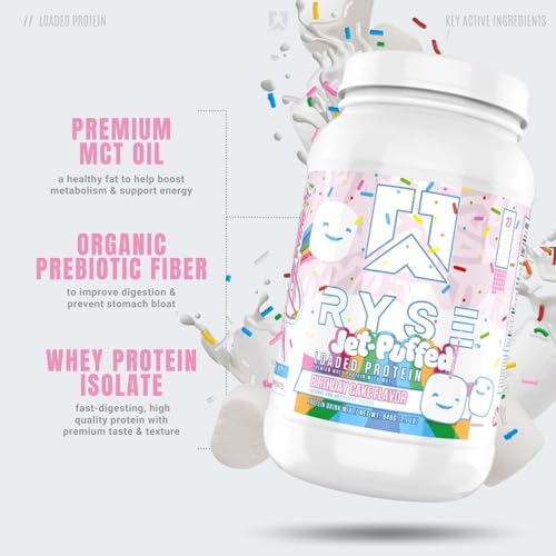 Ryse Up Supplements 2257509 Ryse Loaded Protein Powder | 25G Whey Protein Isolate & Concentrate thumb #2