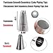 Tumtanm 9 pack Large piping nozzles, Seamless Icing Nozzles for Cake Decorating