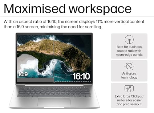 Image of HP ProBook 440 G11 Business AI PC Laptop (14 inch FHD+ Anti-Glare, Intel 12-Core Ultra 5 125U (> i7-1355U), 32GB DDR5 RAM, 1TB SSD), Fingerprint, Webcam w /Shutter, Ethernet, HDMI, Wi‑Fi 6E, Win 11 Pro
