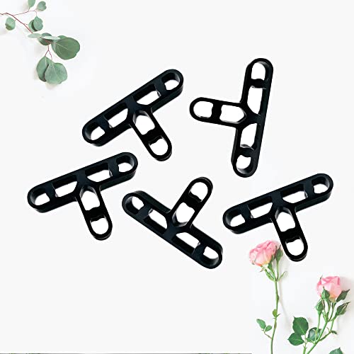 Fliesen-Nivelliersystem 8,0 mm Bodenabstandshalter Nivellierabstandshalter Küchenwandabstandshalter 100 Stück Keramik-Abstandshalter (Schwarze Farbe)