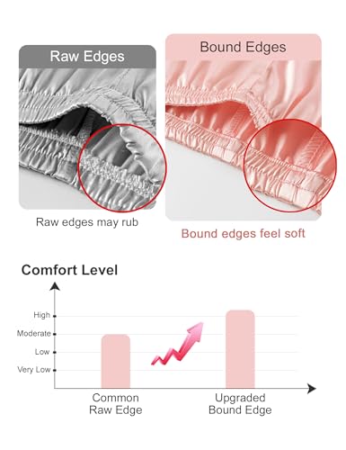 DIPUG Girls Pajamas Set Silky Satin Short Sleeve V Neck Pjs Soft Homewear Sleepwear 6-12 Years4