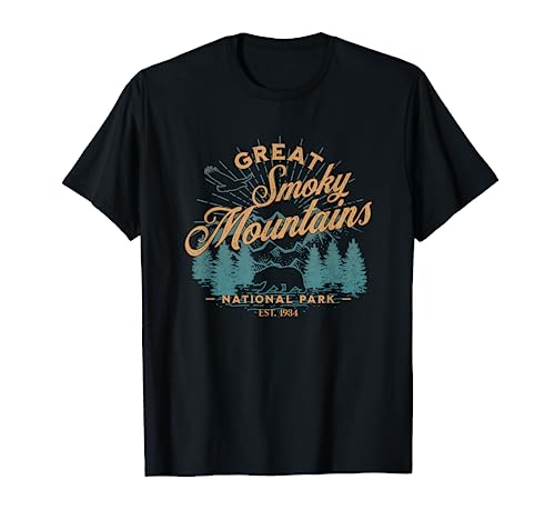 Great Smoky Mountains National Park Souvenir Bear Hiking T-Shirt #TOP13