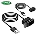 2 Packs Charger Cable for Fitbit Inspire and Inspire HR Smartwatch, Replacement USB Charging Cord Accessories for Fitbit Inspire HR (3.3 ft)