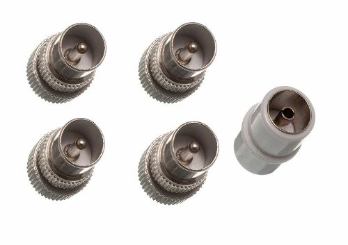 Lot de 200 connecteurs COAXIAL pour câble d'antenne 160 mâle + 40 menuiseurs femelles