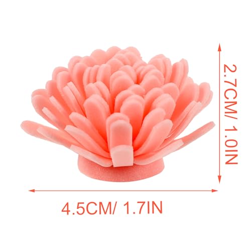 Set 100 piezas difusor flor artificial 5cm con varillas rattan miniatura 2
