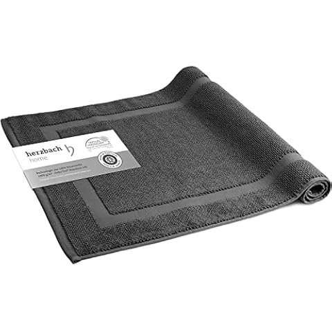herzbach home Badvorleger 100% Baumwolle Cover