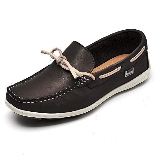 Mocassim Dockside Infantojuvenil Couro Legítimo Soft Peruíbe Império - Bg-7654 - Café (36)