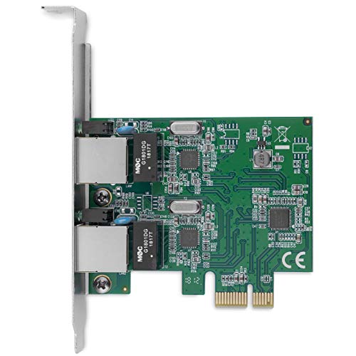 Image of StarTech.com Dual Port PCIe Network Card - Low Profile - RJ45 Port - Realtek RTL8111H Chipset - Ethernet Network Card - Dual Port Gigabit NIC (ST1000SPEXD4) | RJ45 Port, Realtek RTL8111H Chipset, Low Profile, Ethernet Network Card