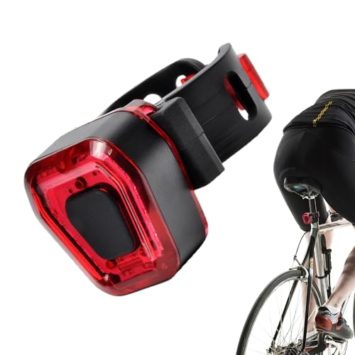 Luz trasera para bicicleta, linterna LED ultrabrillante, impermeable, 5 modos de luz trasera recargable, para ciclistas, ciclistas, montaña, carretera, ciclismo, scooter