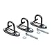 Anchor Gym Set of 3 Mini H1 Workout Wall Mount Anchors. Designed for Body Weight Straps, Resistance Bands, Strength Training, Yoga, Home Gym, Physical Therapy Exercise and Stretching