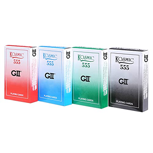 Image of G Ii Kosmic 555 Club Playing Cards for (Teen) - Set Of 4
