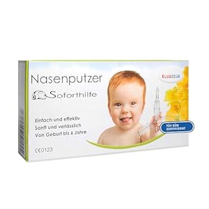 Klugzeug Baby Nasensauger Nasenputzer Soforthilfe